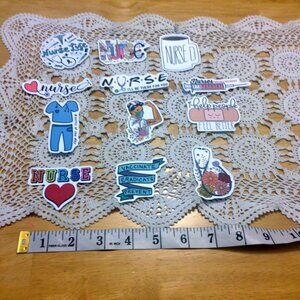 Nursing stickers, lockers, clipboards, crafts or scrapbooking